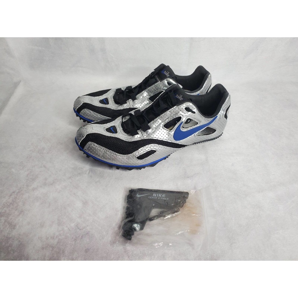 Nike Bowerman Series Zoom Rival Brother Men's Size 7 Silver/Black/Blue Excellent